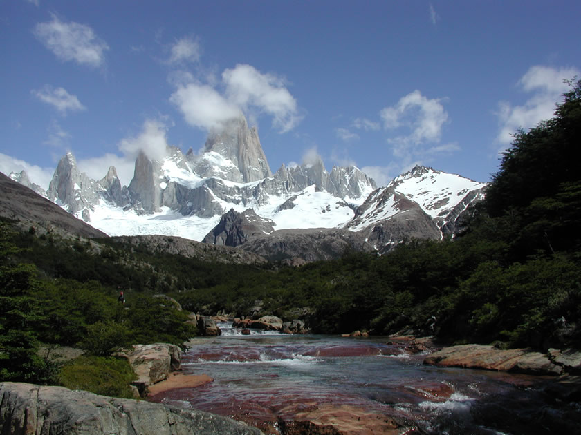 The famous 'Fitz Roy' mountain in the northern part of the 'Los Glaciares' National Park in Patagonia, Argentina.